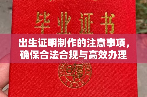 林西出生证明制作的注意事项，确保合法合规与高效办理